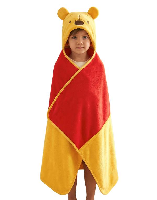 Disney Unisex Kids Red Winnie The Pooh Hooded Blanket (One Size)