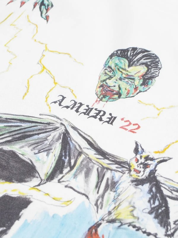 AMIRI BLOOD 38 TEE WHITE