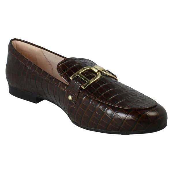 Clarks Ladies Clarks Leather Loafers Tamna Trim