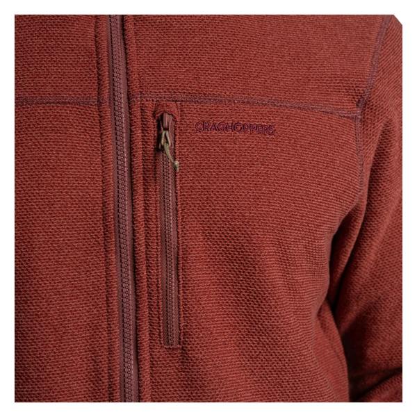 Craghoppers Mens Souther Full Zip Fleece Jacket - Red Jasper - 
