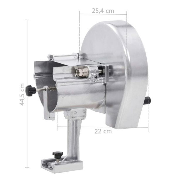 Berkfield Manual Vegetable Cutter Silver 22x44.5 cm Aluminum