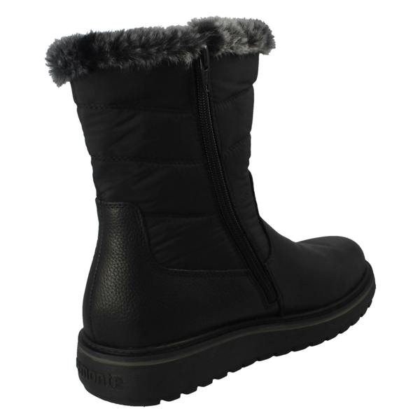 Remonte Ladies Remonte-Tex Mid Calf Stud Sole Boots D0U79