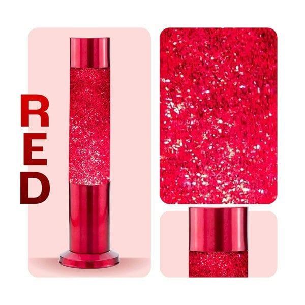 Nova Baby Red Glitter Lamp