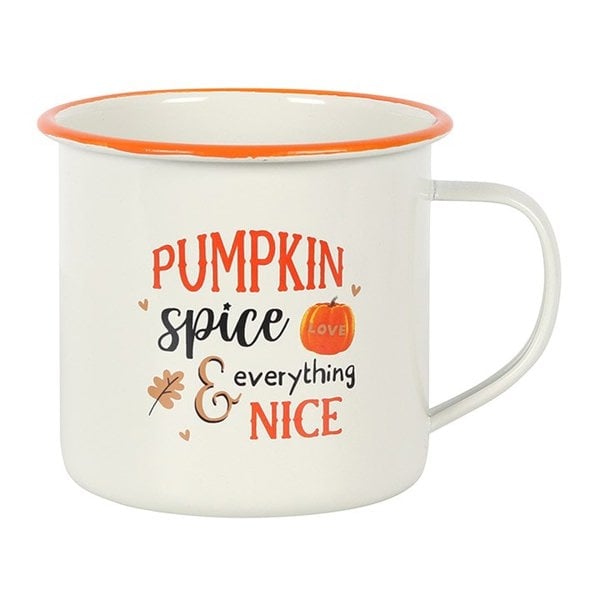 Serano Pumpkin Spice Enamel Mug