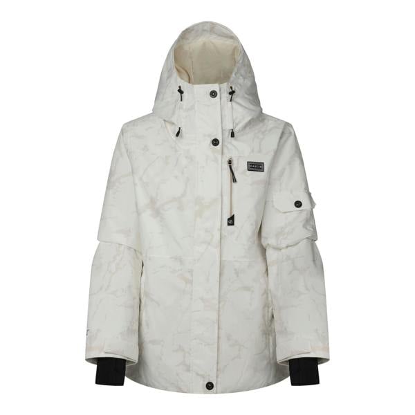 Dare 2B Womens/Ladies Snowline Cracked Effect Ski Jacket - Light Ice - 