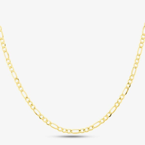 T. H. Baker 9ct Yellow Gold 18 Inch Figaro Chain SCFP-350-9Y-18
