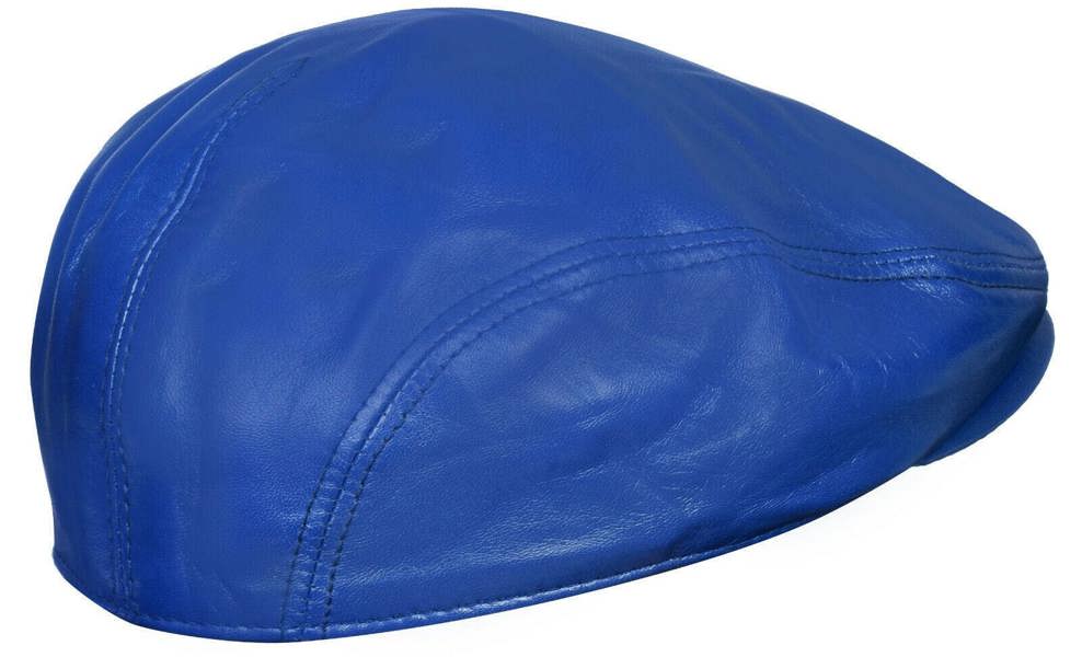 Infinity Leather Mens Leather Peaky Blinders Newsboy Flat Hat