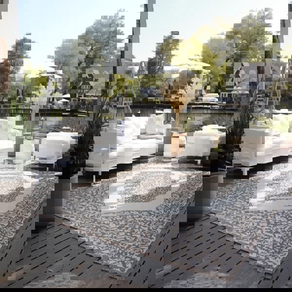 Meekly Indoor - Outdoor Reversible Beige Rug