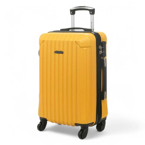 Snowball Hard Shell Cabin  55 x 27 x 22 cm ABS Suitcase Luggage Suitable for Easyjet, Ryanair