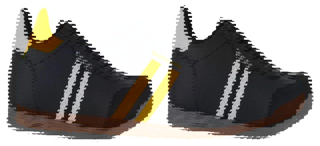 Lambretta Tackle Mens Casual Smart Lace Up Retro Trainers