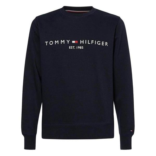 Tommy Hilfiger Mens Established Crew Neck Regular Sweatshirt - Sky Blue - 