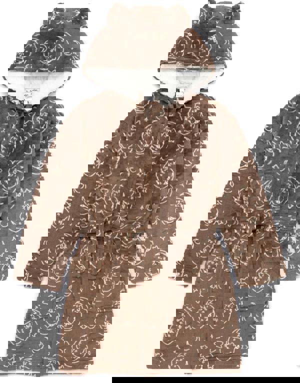 Pusheen Girls Brown Pusheen The Cat Bathrobe