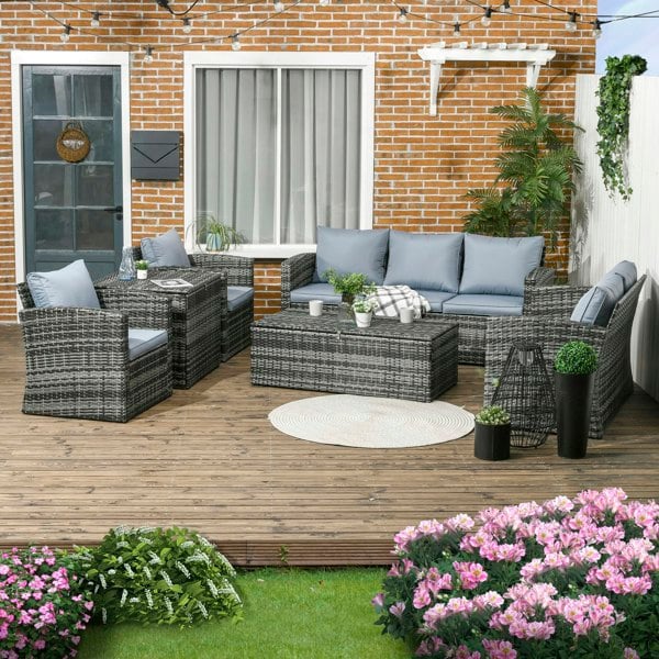 Rattan Sofa Set