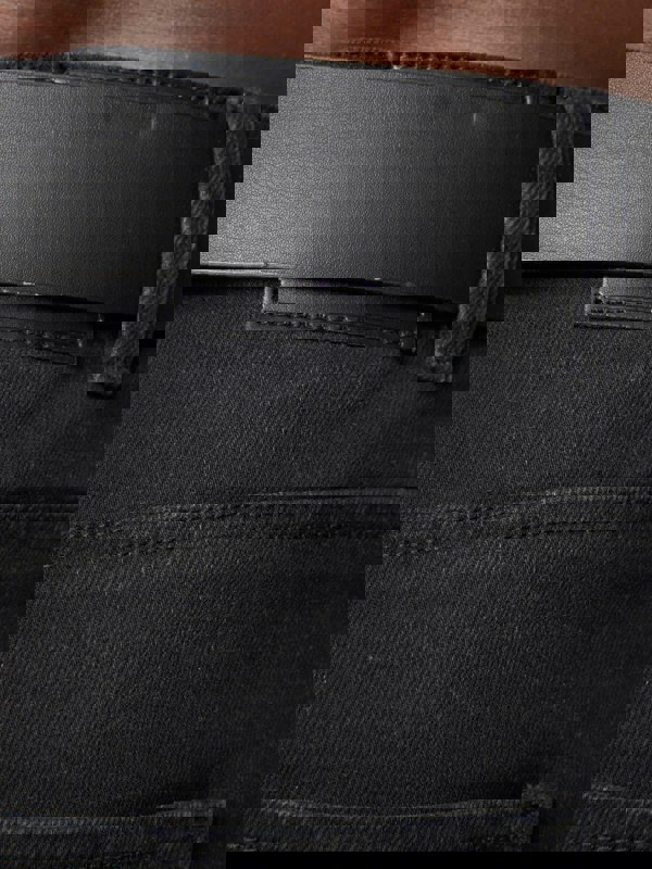 Crosshatch Cadman Straight Jeans Black Wash