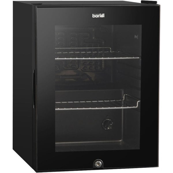 40L Freestanding Worktop Wine Beer Drinks Fridge Cooler - BLACK & GLASS Door