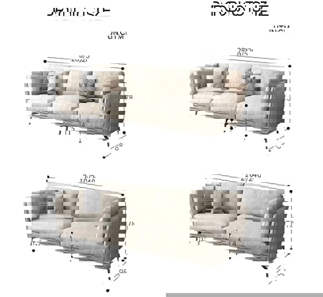Reynold Two Seater, Three Seater, Four Seater Sofa, Leatheraire-Weilai Concept-Weilai Concept