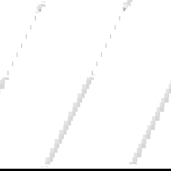 Milagro Hudson Pendant Lamp Hand Made High Quality Elegant Cylindrical Design With Matt White Finish