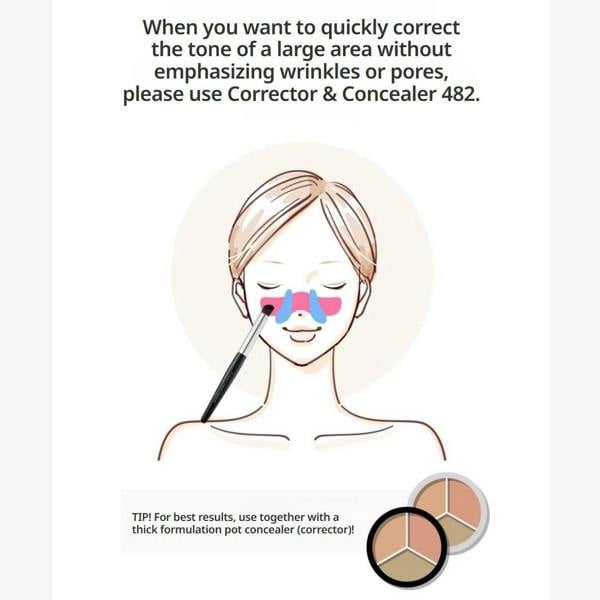 STUDIO17 Corrector & Concealer Brush 482