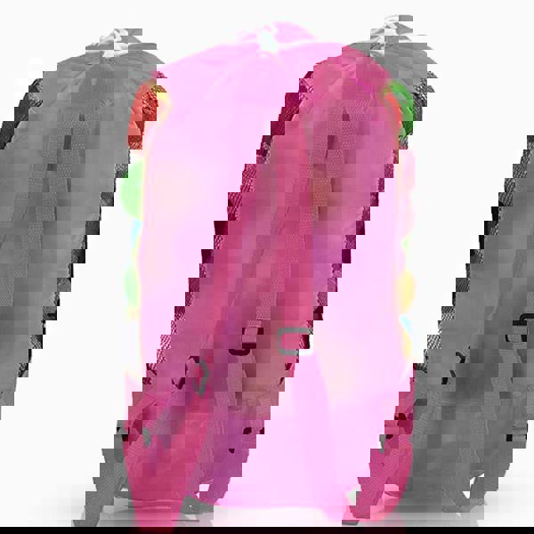 Aquarius Doodle Kids Pink Nylon Toy Storage Bag 60 Portable Play Mat Organizer