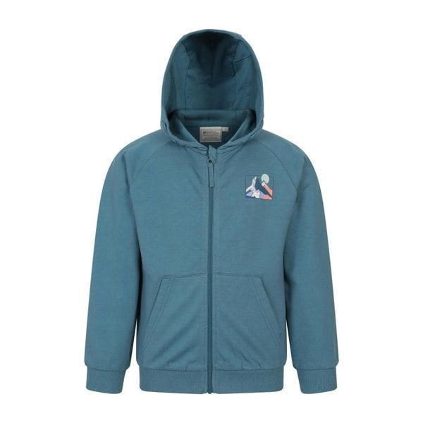 Mountain Warehouse Kids Moon Mountain Full Zip Hoodie - Blue