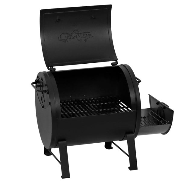 Char-Griller Portable Charcoal Grill & Side Fire Box - Compact & Perfect for On-the-Go Grilling