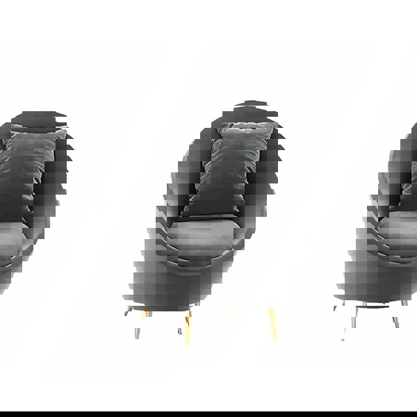 Slender Modern Armchair, Velvet For Clearance-Weilai-Weilai Concept