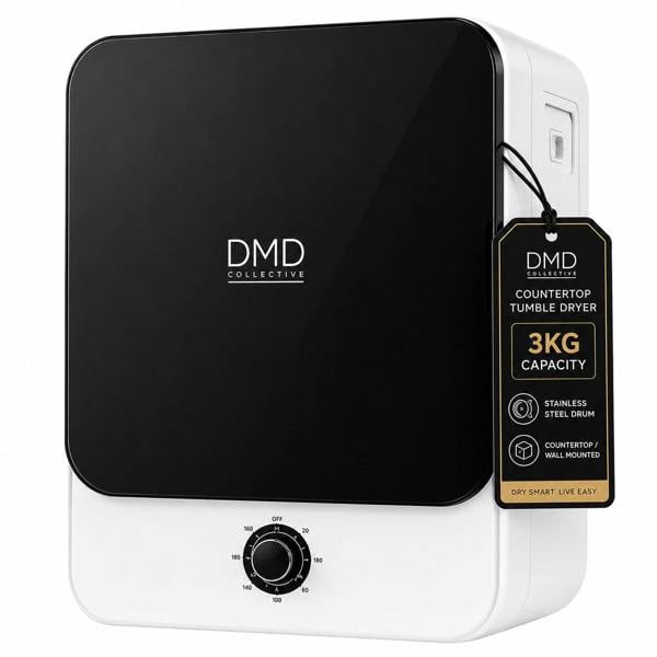 DMD Collective Mini Tumble Dryer - Vented, Anti-Wrinkle and Cool Air