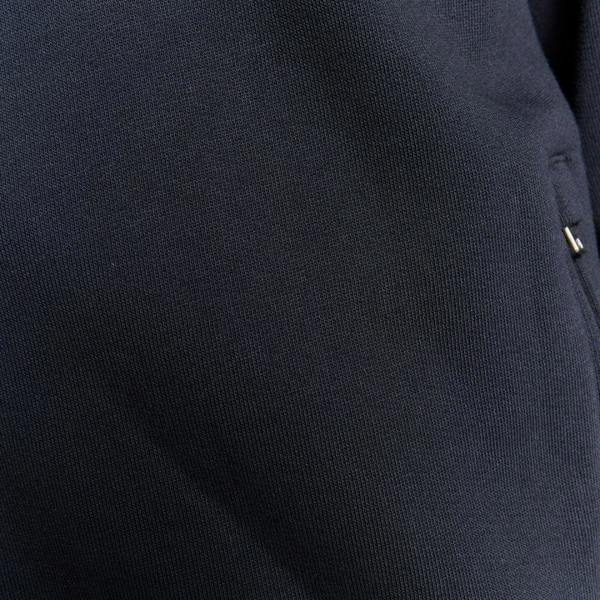 Lyle & Scott Navy Blue Half Raglan Jersey Bomber S