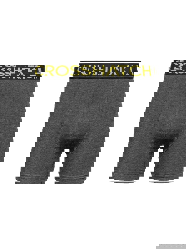 Crosshatch Chasma Boxers 3pk Charcoal Marl