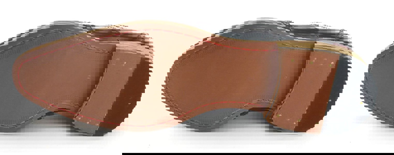 Frank James Norbury Leather Hi Shine Lace Up Mens Brogue Shoes