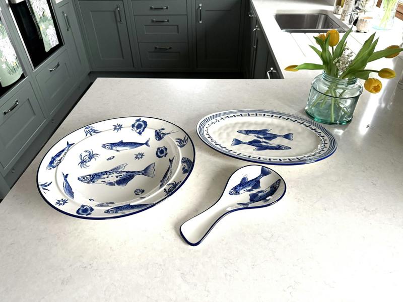 Verano Spanish Ceramics Ocean Fish - Spoon Rest