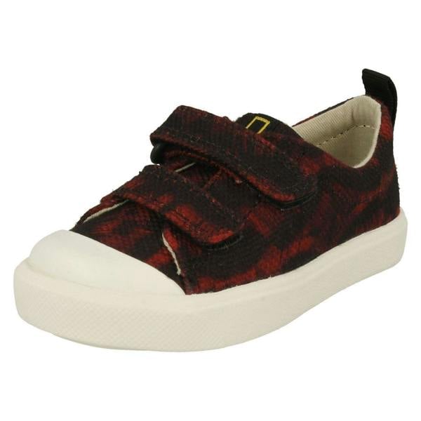Clarks Childrens Boys Girls National Geographic Detailed Shoes City Geo T