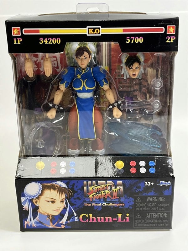 Jada Chun-Li Street Fighter II 6 Inch Figure Jada 253252026 34216