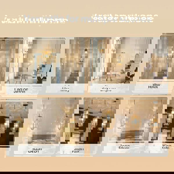 Emitto Crystal Ceiling Light Shade Pendant Lamp Shade Table Floor Lamps Gold