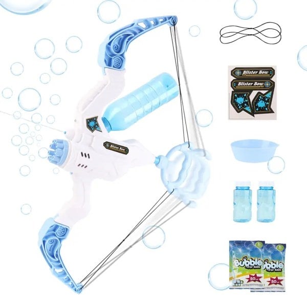 deAO Toys Bow and Arrow Bubble Maker Water Gun Summer Outdoor Toys