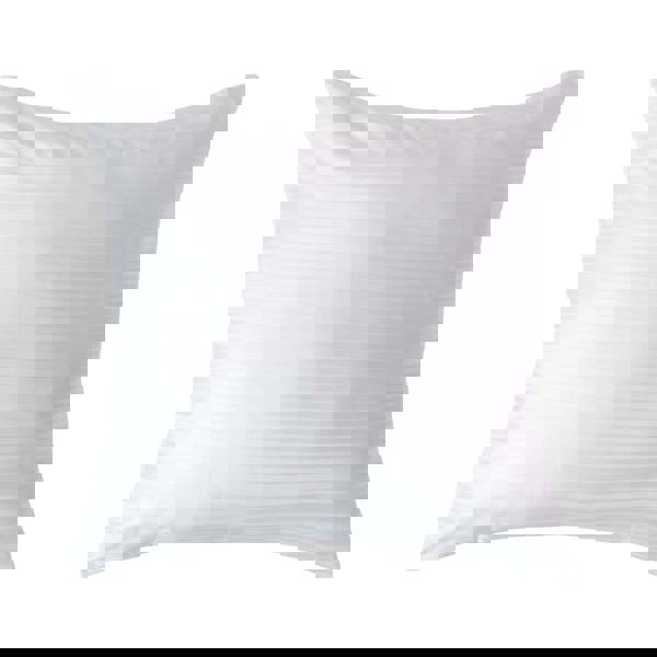 HOMESCAPES Silky 330 TC Egyptian Cotton Satin Stripe Pillowcase, European Size