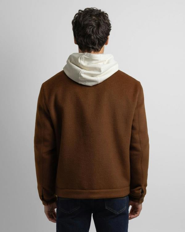 Steel & Jelly Grindal - Rust Brushed Twill Harrington Jacket