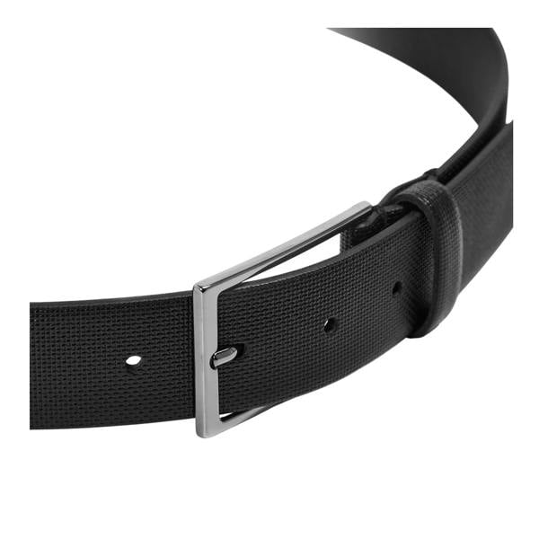 Boss Mens Carmello Leather Dress Belt - Black - 