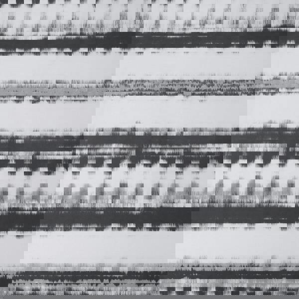 Smart Living Reversible Polycotton Tiedye Tassel Trim Duvet Cover and Pillowcase Set - Mono