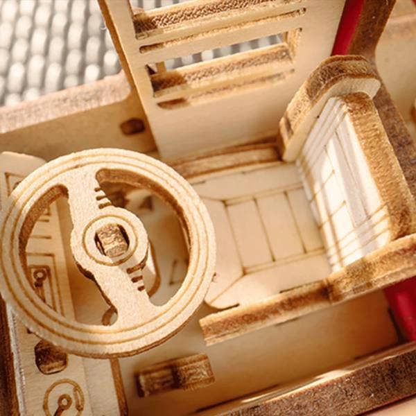 Dyzi 245 Piece London Tour Bus 3D Wooden Puzzle Model Kit