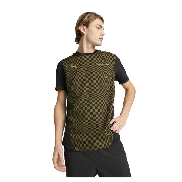 Puma Mens Porsche Spirit Checkerboard T-Shirt - Olive - 