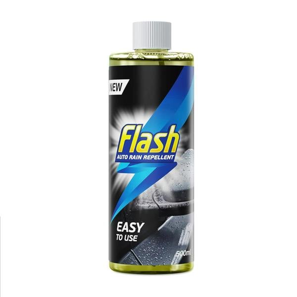 FLASH Rain Repellent Spray Water Repellent Windscreen & Glass Treatment 500ml