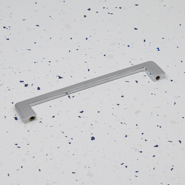 Handle & Home 160mm Satin Chrome Squared D Handle