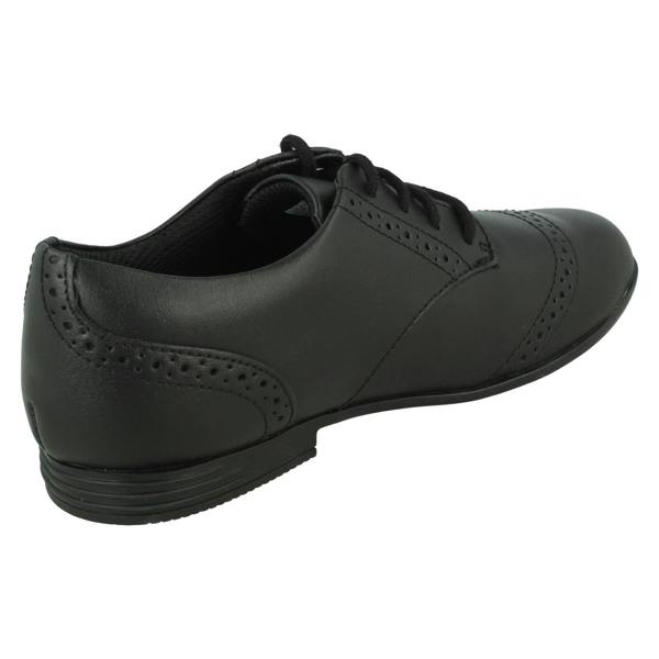 Clarks Girls Clarks Brogue Lace Up School Shoes Finja Brogue O