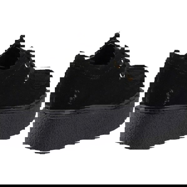 Hush Puppies Bridie Suede Leather Women's Black Moccasins Shoes