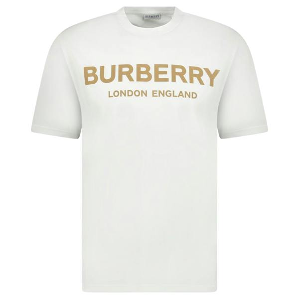 Burberry 'Ellison' Logo Print T-Shirt White - chancefashionco