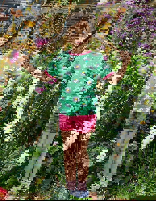 Organic Daisy Print T-Shirt - Toby Tiger UK Retail