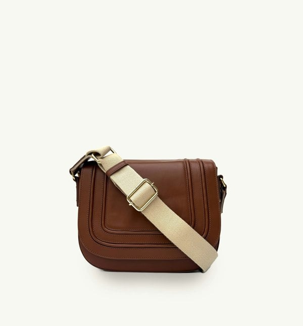 Apatchy London The Mimi Maxi Tan Leather Bag