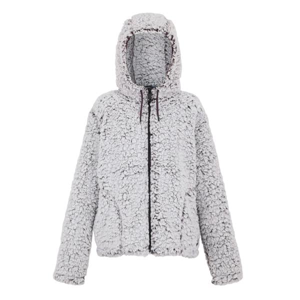 Regatta Womens/Ladies Zelpha Fluffy Hooded Fleece Jacket - Deep Plum - 