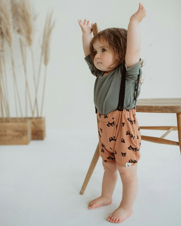 Red Bear Print Bracer Bloomers - image 1